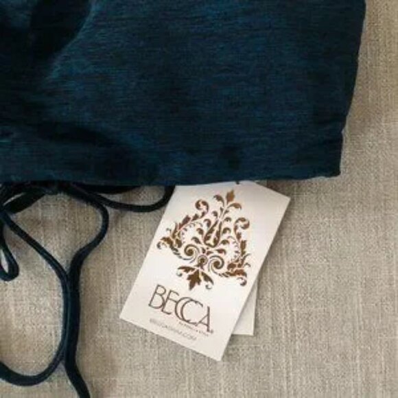 Becca Swim Mesa Verde Scoop Neck Bralette Top (size S) NWT - Picture 2 of 5